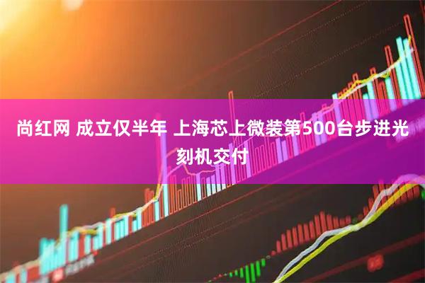 尚红网 成立仅半年 上海芯上微装第500台步进光刻机交付