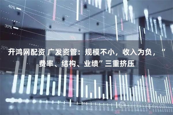 升鸿网配资 广发资管：规模不小，收入为负，“费率、结构、业绩”三重挤压